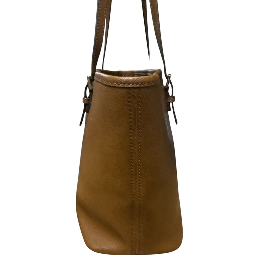Michael Kors Tan Leather Tote Bag - Picture 4 of 7